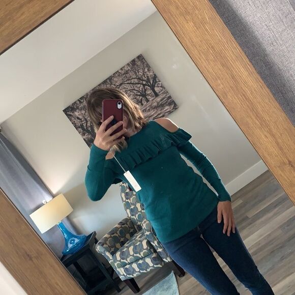 A New Day Cold Shoulder Sweater - Picture 5 of 6